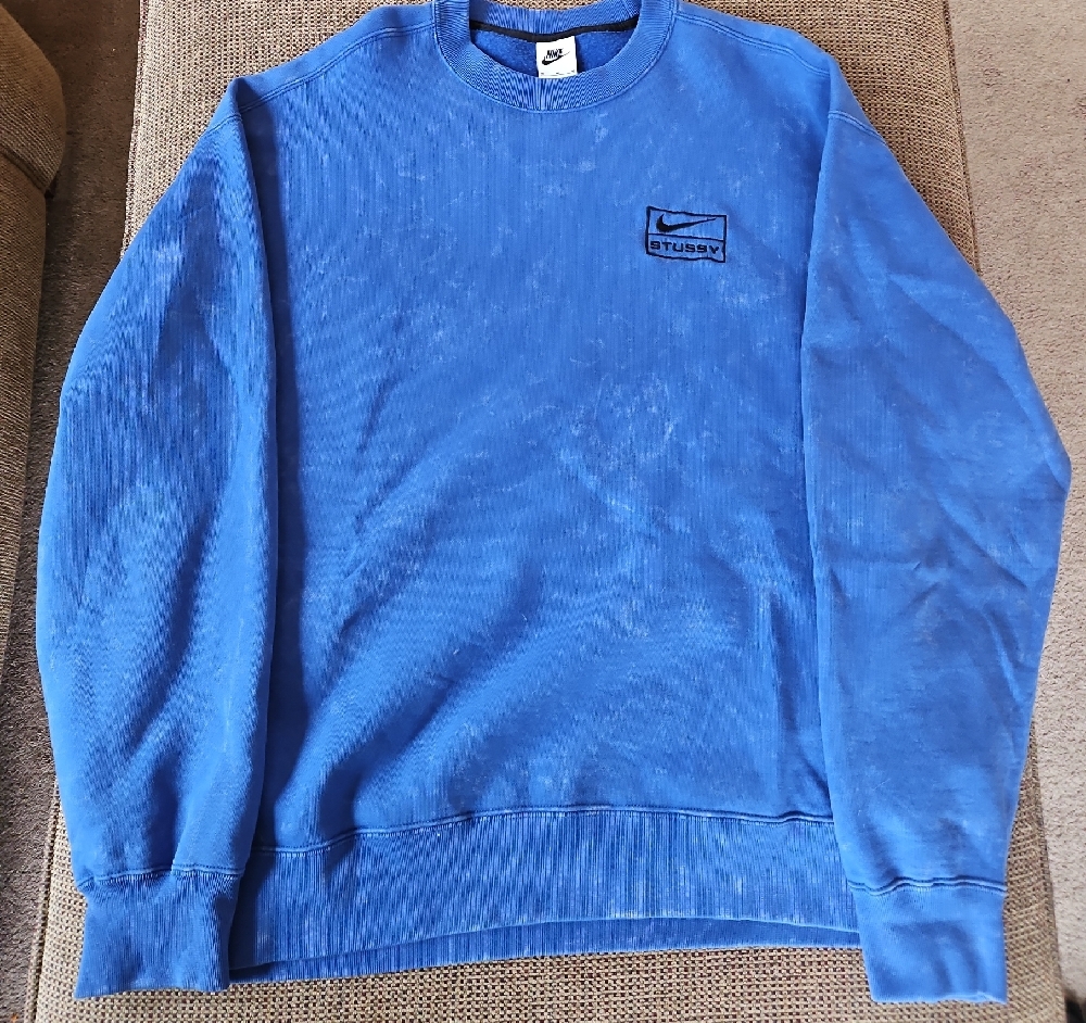Stussy Nike Blue Men's Sweater